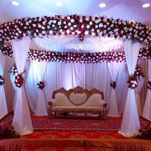 Fresh Flower Stage Decoration Price Bangalore